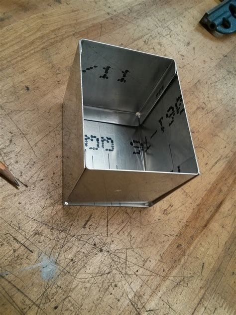 riveted metal box|foldable sheet metal box.